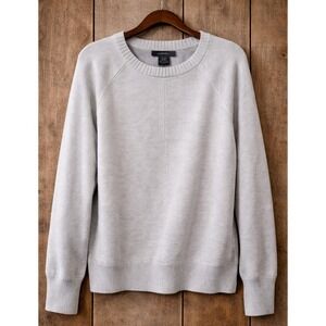 Max & Mia Women's Knit Pullover Sweater Light Gray Size XL Everyday Cozy